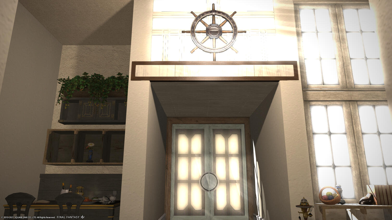 Bayfront house entrance